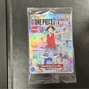 One Piece Card Game - Monkey D. Luffy Holographic Card - US Voyage